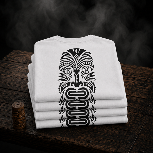 TIKI TEE (WHITE)