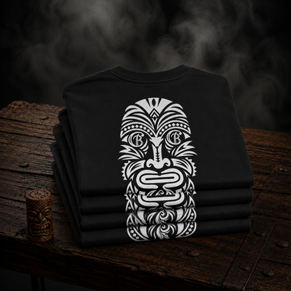 TIKI TEE (BLACK)