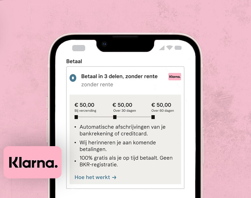 Tattoo in 3 termijnen betalen via Klarna